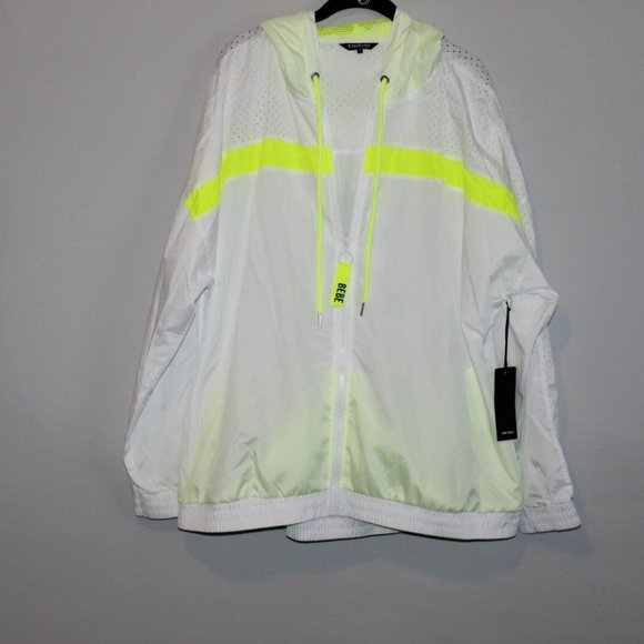 NWT bebe Sport Windbreaker Jacket HW8273 - Picture 3 of 11